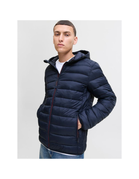 Jack&jones męska kurtka puchowa jjebradley light puffer hood noos 12280970 sky captain