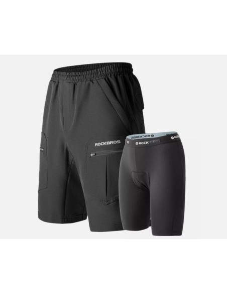 Rockbros spodenki rowerowe męskie ypk048 3xl
