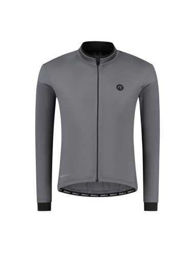 Rogelli koszulka dł. rękaw essential grafitowa 2xl