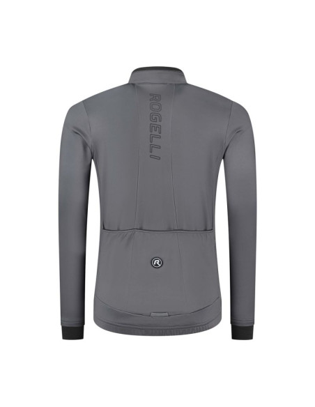 Rogelli koszulka dł. rękaw essential grafitowa 2xl