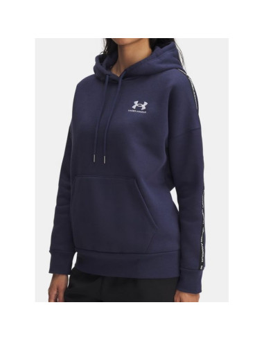 Bluza under armour icon fleece taped hoodie w 600370