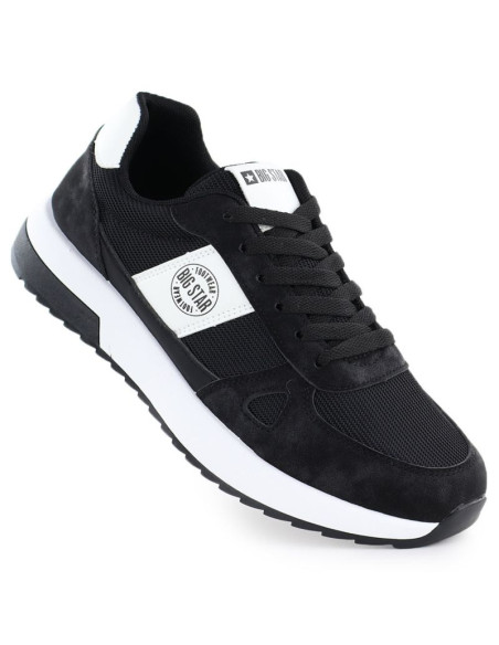 Półbuty sportowe męskie casual czarne big star tt174352