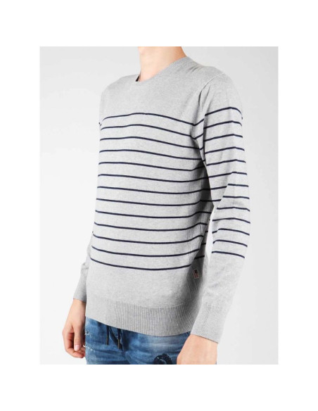 Sweter wrangler fine crew knit w8550ql37