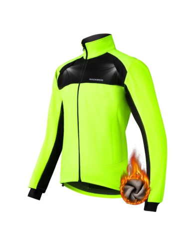 Rockbros kurtka męska ypw055 czarny-fluor xl