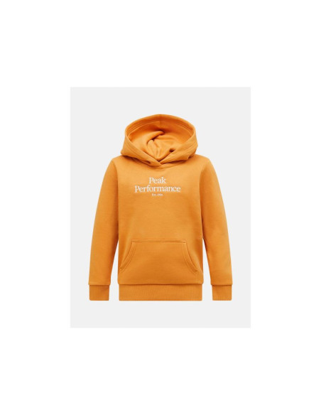 Bluza peak performance jr original hood pomarańczowy