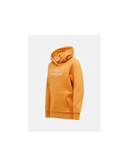 Bluza peak performance jr original hood pomarańczowy 2