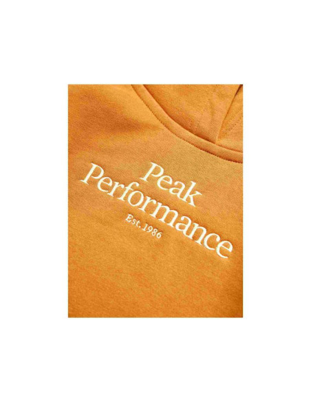 Bluza peak performance jr original hood pomarańczowy