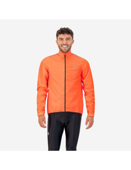 Rogelli kurtka przeciwdeszczowa core pomarańcz l