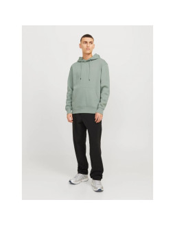 Jack&jones męska bluza z kapturem jjestar basic sweat hood noos 12208157 iceberg green 2