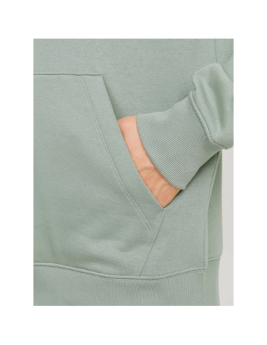 Jack&jones męska bluza z kapturem jjestar basic sweat hood noos 12208157 iceberg green