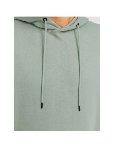 Jack&jones męska bluza z kapturem jjestar basic sweat hood noos 12208157 iceberg green