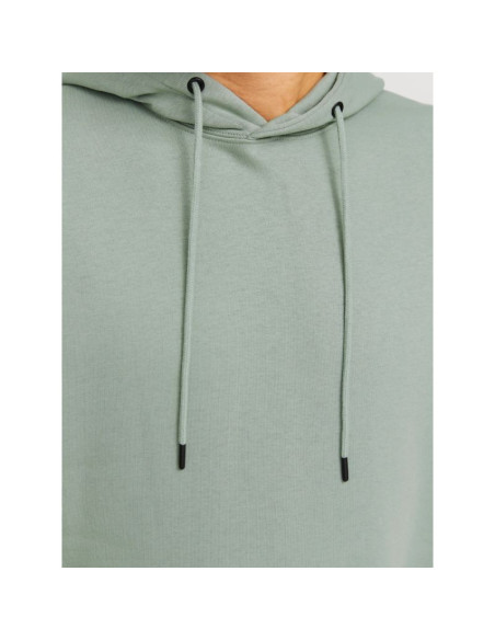 Jack&jones męska bluza z kapturem jjestar basic sweat hood noos 12208157 iceberg green