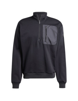 Bluza męska adidas city escape fleece half-zip gd czarna jf3290 2