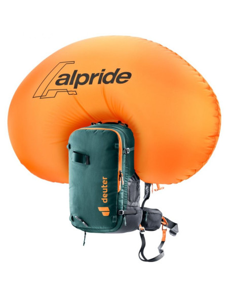 Deuter alproof 30 sl plecak czarny, zielony denim, poliamidowy, poliester