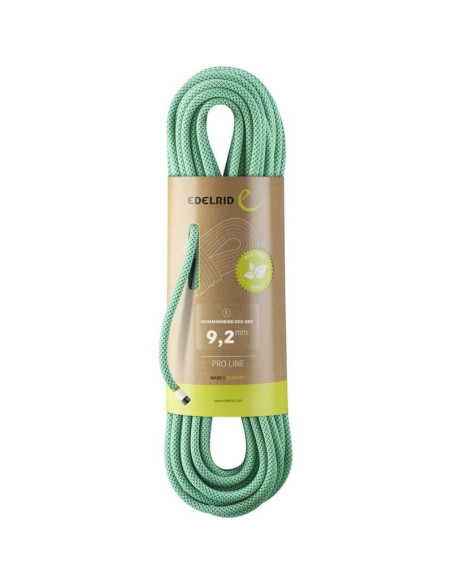 Lina hummingbird eco dry 9,2mm 60m icemint-citrus edelrid