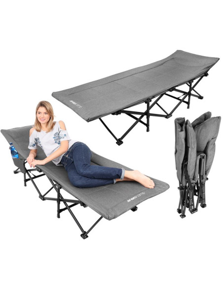 Łóżko turystyczne składane deluxe journey 190x70x36,5cm