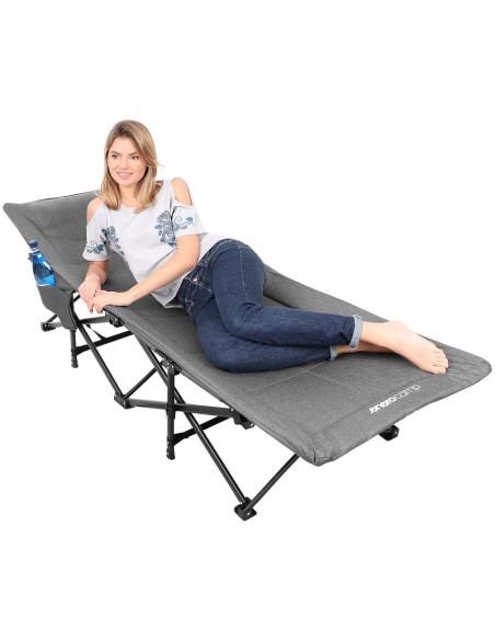 Łóżko turystyczne składane deluxe journey 190x70x36,5cm