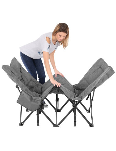 Łóżko turystyczne składane deluxe journey 190x70x36,5cm