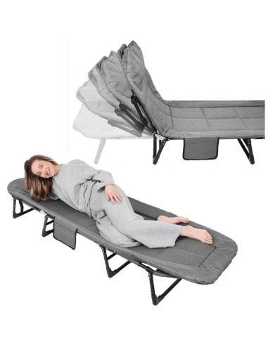 Łóżko turystyczne składane deluxe trip 200x65x29cm