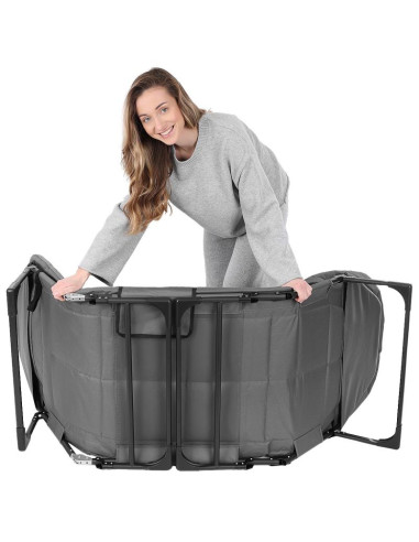 Łóżko turystyczne składane deluxe trip 200x65x29cm