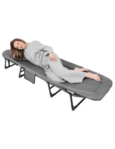 Łóżko turystyczne składane deluxe trip 200x65x29cm