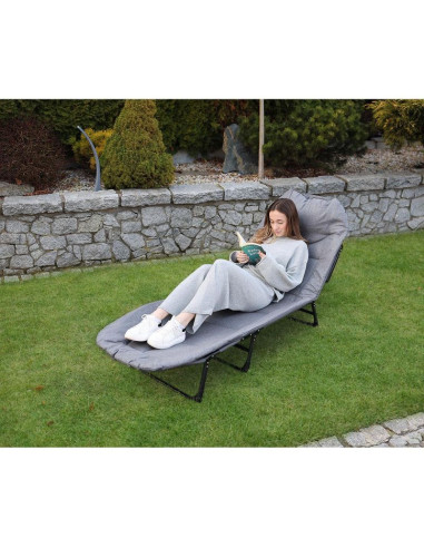 Łóżko turystyczne składane deluxe trip 200x65x29cm