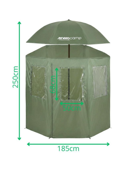 Parasol namiot wędkarski 2w1 enero camp
