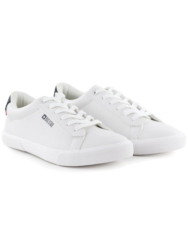 Trampki niskie męskie ekoskóra białe big star tt174001