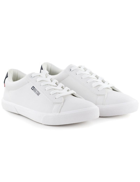 Trampki niskie męskie ekoskóra białe big star tt174001