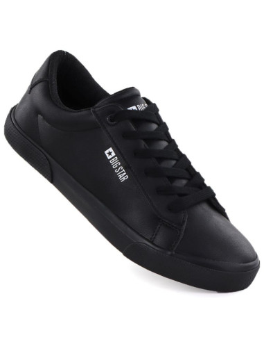 Trampki niskie męskie ekoskóra czarne big star tt174002