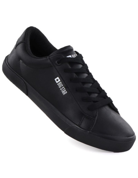 Trampki niskie męskie ekoskóra czarne big star tt174002