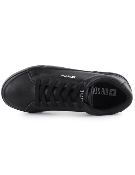 Trampki niskie męskie ekoskóra czarne big star tt174002