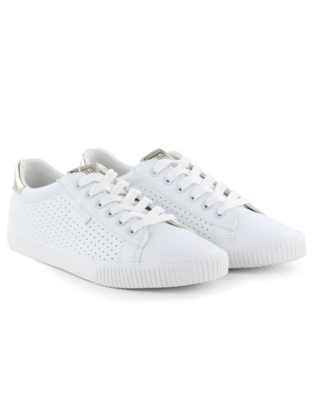 Trampki niskie damskie ażurowe ekoskóra białe big star tt274020