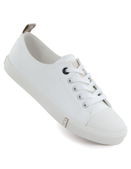 Trampki niskie damskie ekoskóra białe big star tt274023