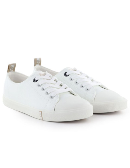 Trampki niskie damskie ekoskóra białe big star tt274023