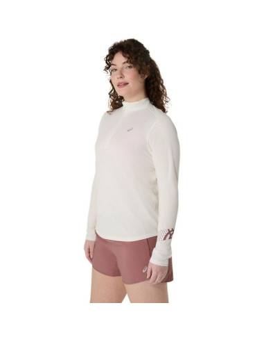 Koszulka asics icon 1/2 zip ls top w