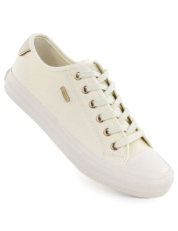 Trampki niskie damskie tekstylne beżowe big star tt274004