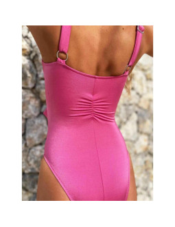 Kostium kąpielowy 089 b9 róż 2