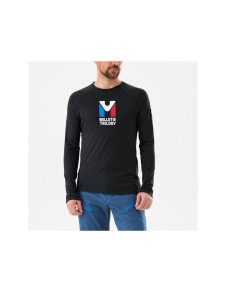 Bielizna millet m trilogy wool ts ls czarny