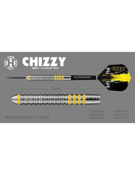 Rzutki harrows chizzy 80% softip hs-tnk