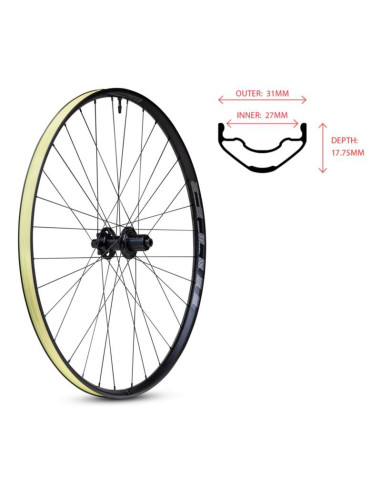 Wtb koło proterra i27x29'' tył 142x12 32 6 śrub sh