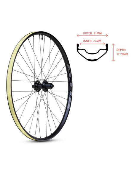 Wtb koło proterra i27x29'' tył 142x12 32 6 śrub sh