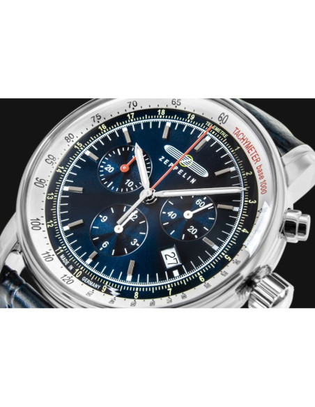 Zegarek męski zeppelin lz14 marine chronograph 8888-3 + box