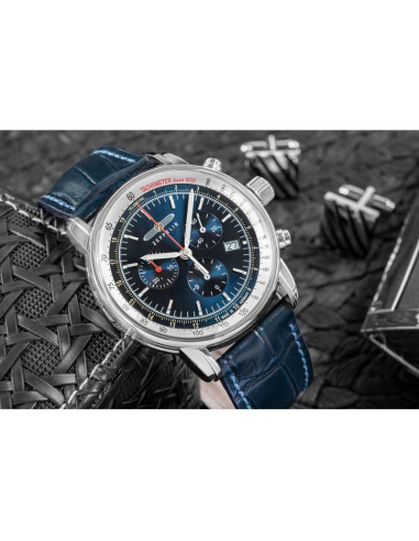 Zegarek męski zeppelin lz14 marine chronograph 8888-3 + box