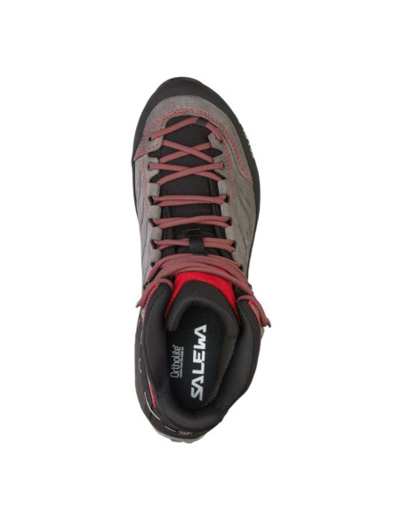 Salewa mtn trainer mid gtx męski dorosły ciemnoszary, szary, czerwony