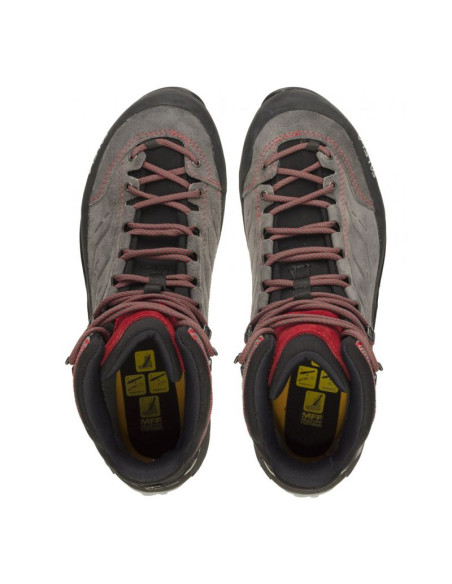 Salewa mtn trainer mid gtx męski dorosły ciemnoszary, szary, czerwony
