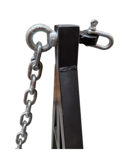 Wieszak do worka z kołowrotkiem