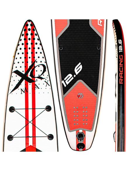 Zestaw deska sup 150kg dmuchana 381cm xqmax