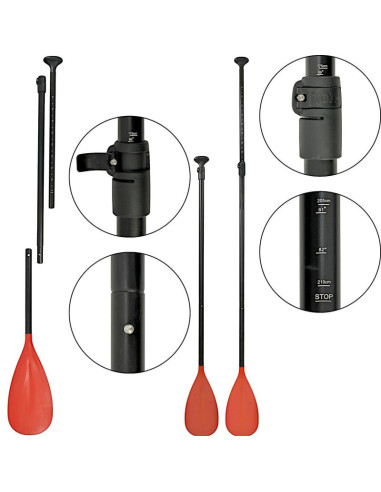 Zestaw deska sup 150kg dmuchana 381cm xqmax