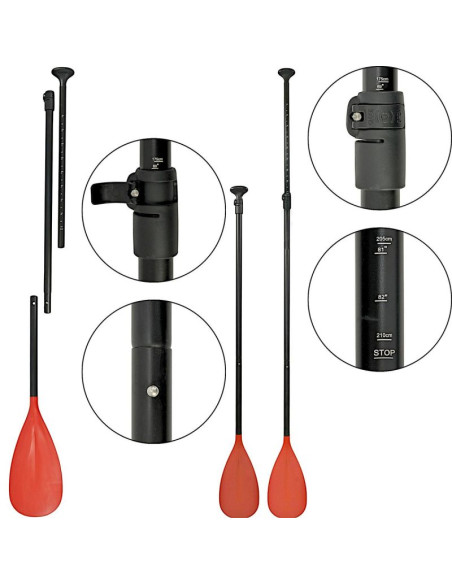 Zestaw deska sup 150kg dmuchana 381cm xqmax